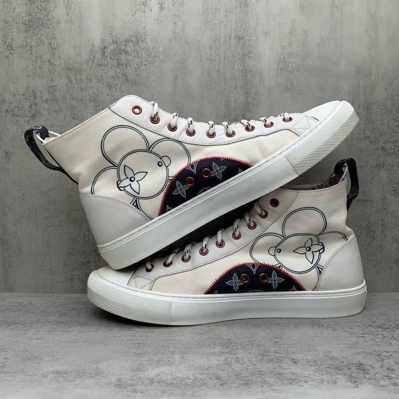 Louis Vuitton Louis Vuitton High-Top Sneakers Size 9 Size US 9 / EU 42 - 3 Thumbnail