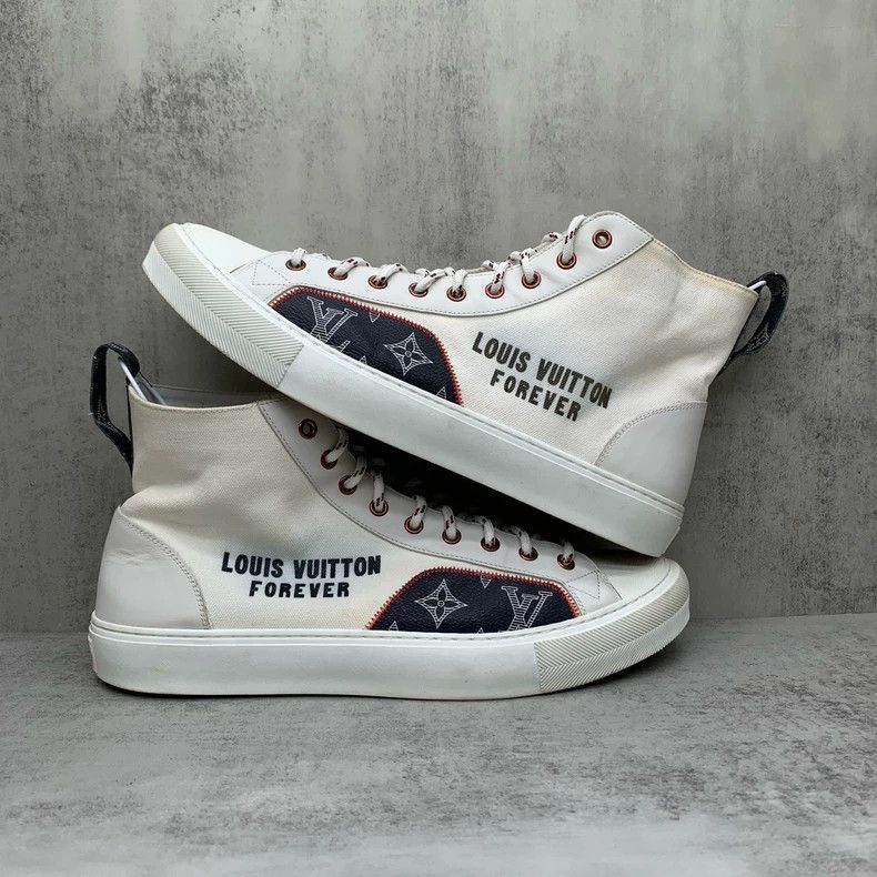 Louis Vuitton Louis Vuitton High-Top Sneakers Size 9 Size US 9 / EU 42 - 2 Thumbnail