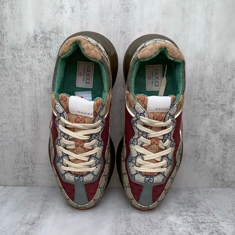 Gucci Gucci Old Fashioned Colorful Dad Sneakers Size US 9.5 / EU 42-43 - 6 Thumbnail