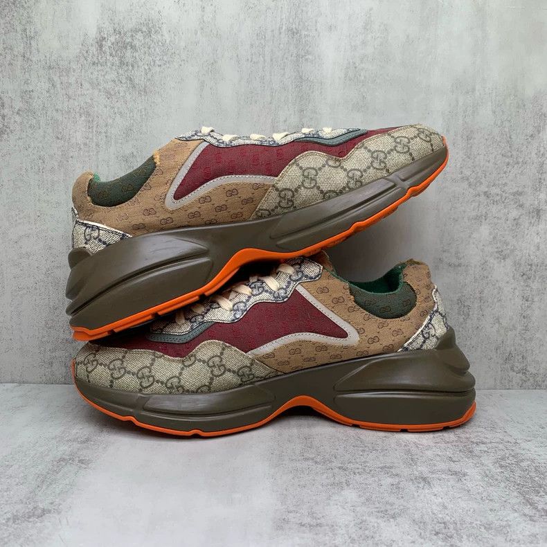 Gucci Gucci Old Fashioned Colorful Dad Sneakers Size US 9.5 / EU 42-43 - 3 Thumbnail