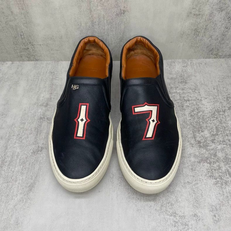 Givenchy Givenchy Black Slip-On Shoes with Logo Size US 10 / EU 43 - 4 Thumbnail