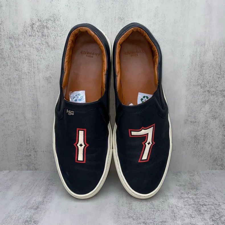 Givenchy Givenchy Black Slip-On Shoes with Logo Size US 10 / EU 43 - 6 Thumbnail