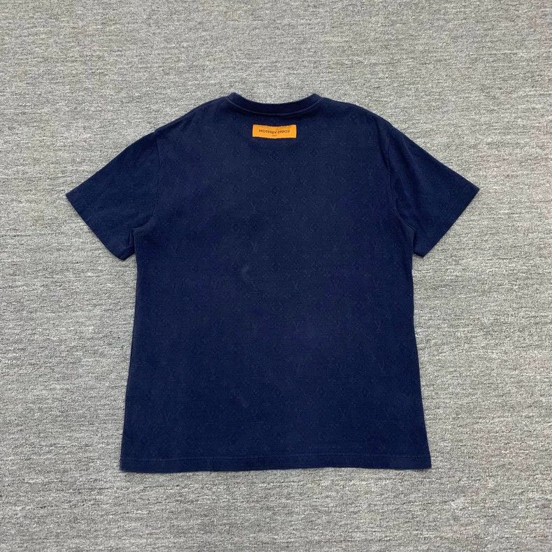 Louis Vuitton Blue Ocean Pattern Short Sleeve Shirt Size US L / EU 52-54 / 3 - 2 Thumbnail