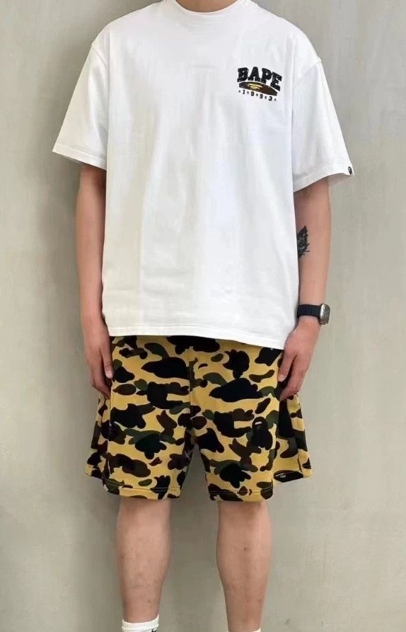 Bape BAPE Yellow Camouflage Shorts Size L Size US 34 / EU 50 - 3 Thumbnail