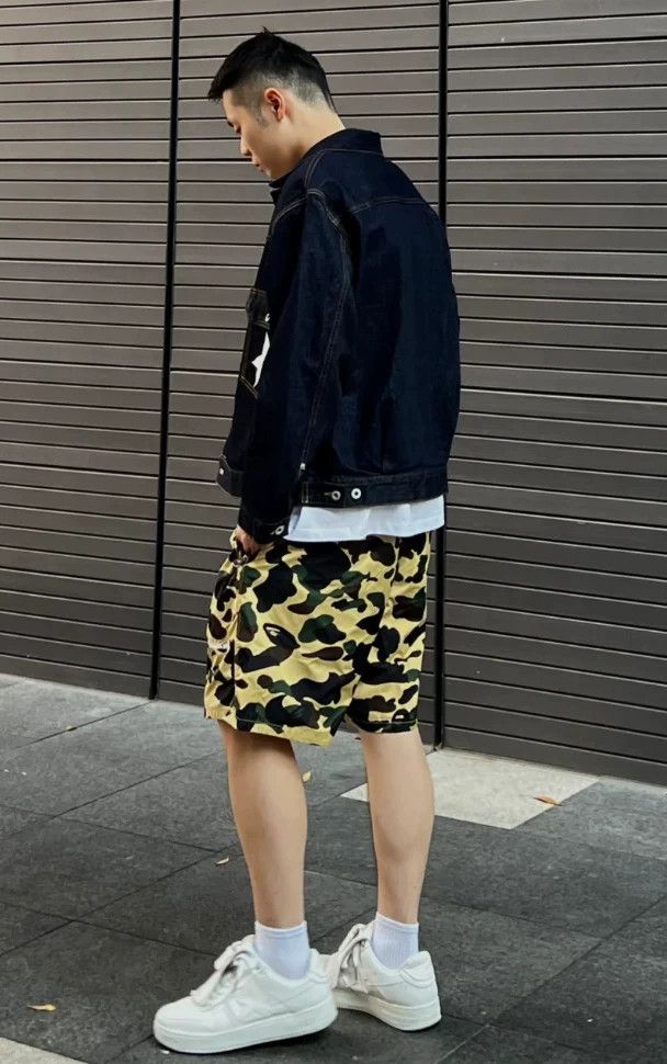 Bape BAPE Yellow Camouflage Shorts Size L Size US 34 / EU 50 - 4 Thumbnail