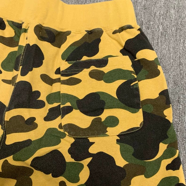 Bape BAPE Yellow Camouflage Shorts Size L Size US 34 / EU 50 - 7 Thumbnail