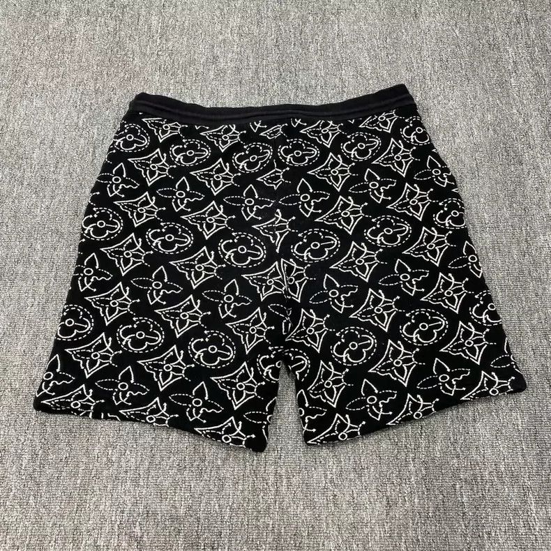 Louis Vuitton LV x NBA Black Floral Print Shorts Size US 44 / EU 60 - 2 Thumbnail