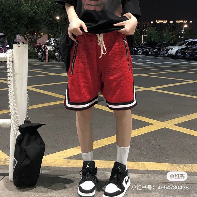 Fear of God FEAR OF GOD Red Mesh Shorts Size L Size US 40 / EU 56 - 4 Thumbnail