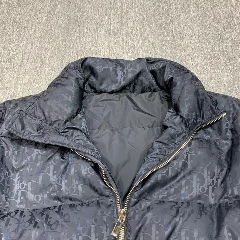 Dior Dior Black Logo Puffer Jacket with Dust Bag Size US L / EU 52-54 / 3 - 3 Thumbnail