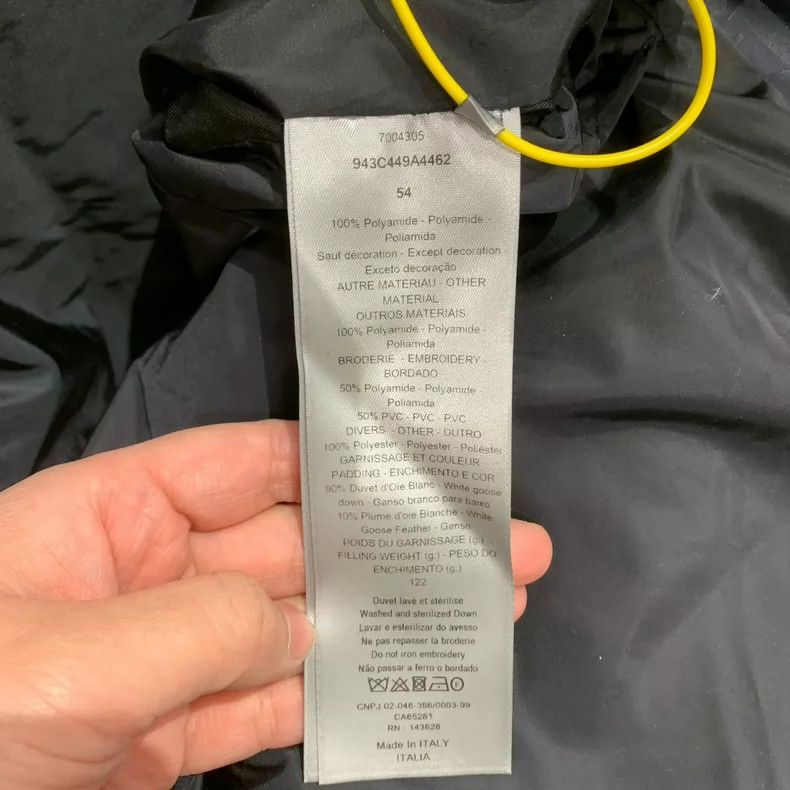 Dior Dior Black Logo Puffer Jacket with Dust Bag Size US L / EU 52-54 / 3 - 6 Thumbnail