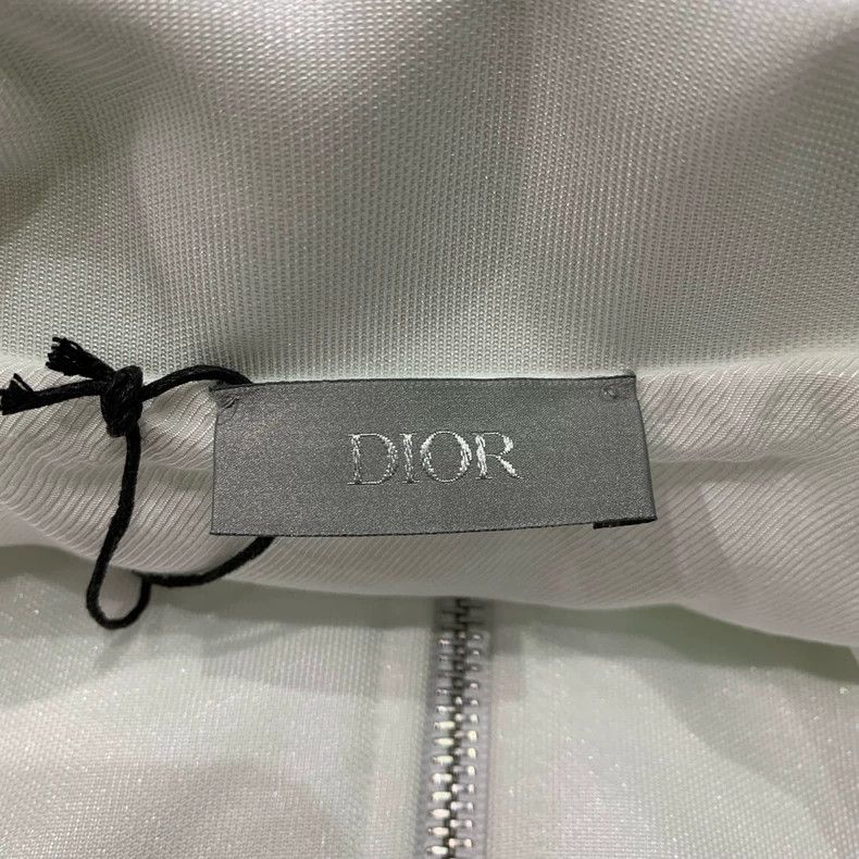 Dior Dior White Embroidered Logo Jacket Size US S / EU 44-46 / 1 - 5 Thumbnail