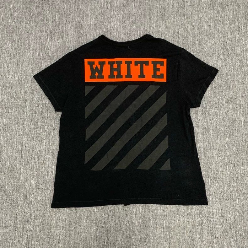 Off-White OFF-WHITE Black Printed Short Sleeve Shirt Size US M / EU 48-50 / 2 - 2 Thumbnail