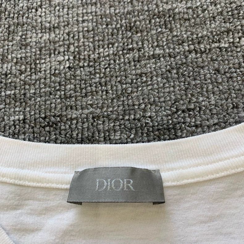 Dior Dior White Logo Short Sleeve Shirt Size US L / EU 52-54 / 3 - 5 Thumbnail