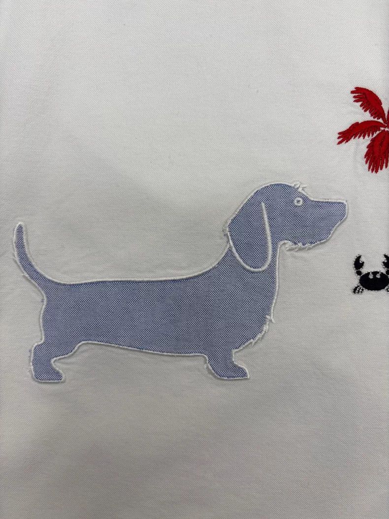 Thom Browne Thom Browne Dog Embroidered Shirt Size 1 Size US S / EU 44-46 / 1 - 3 Thumbnail