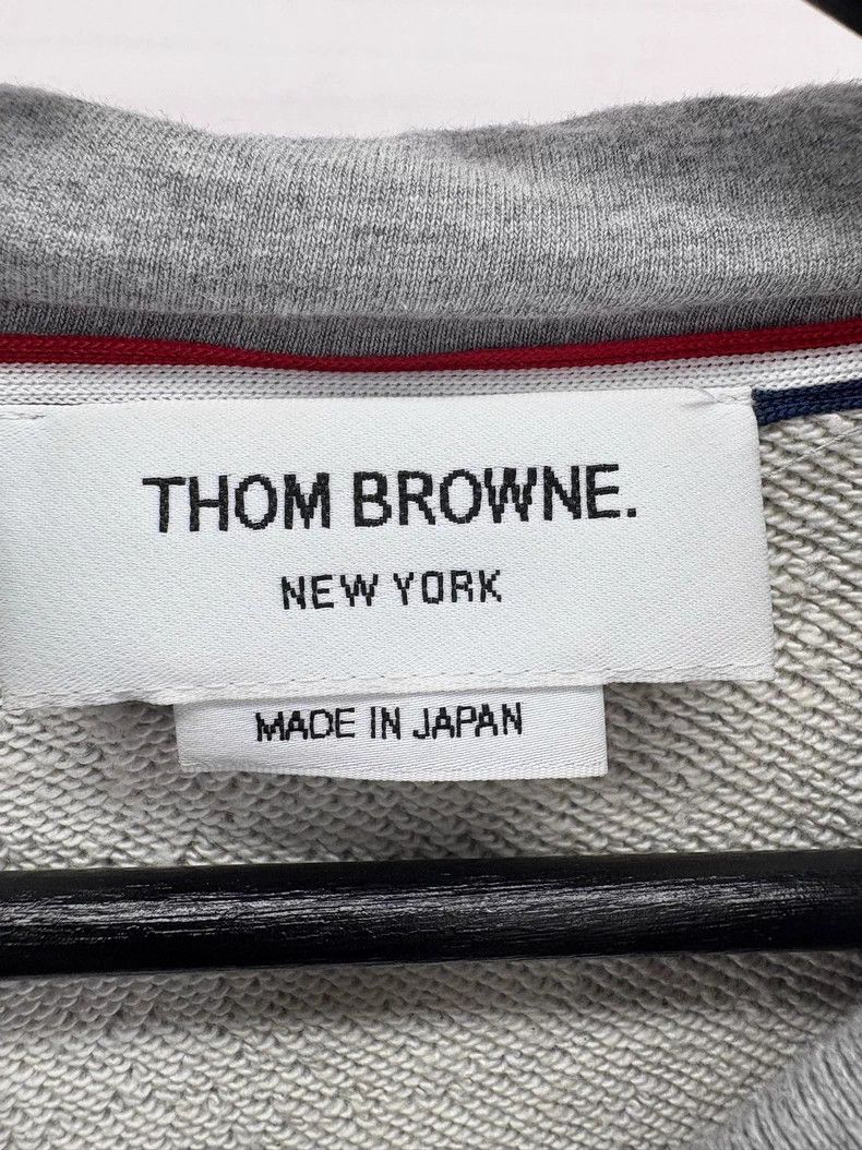 Thom Browne Thom Browne Gray Zip Up Hoodie Size US S / EU 44-46 / 1 - 6 Thumbnail