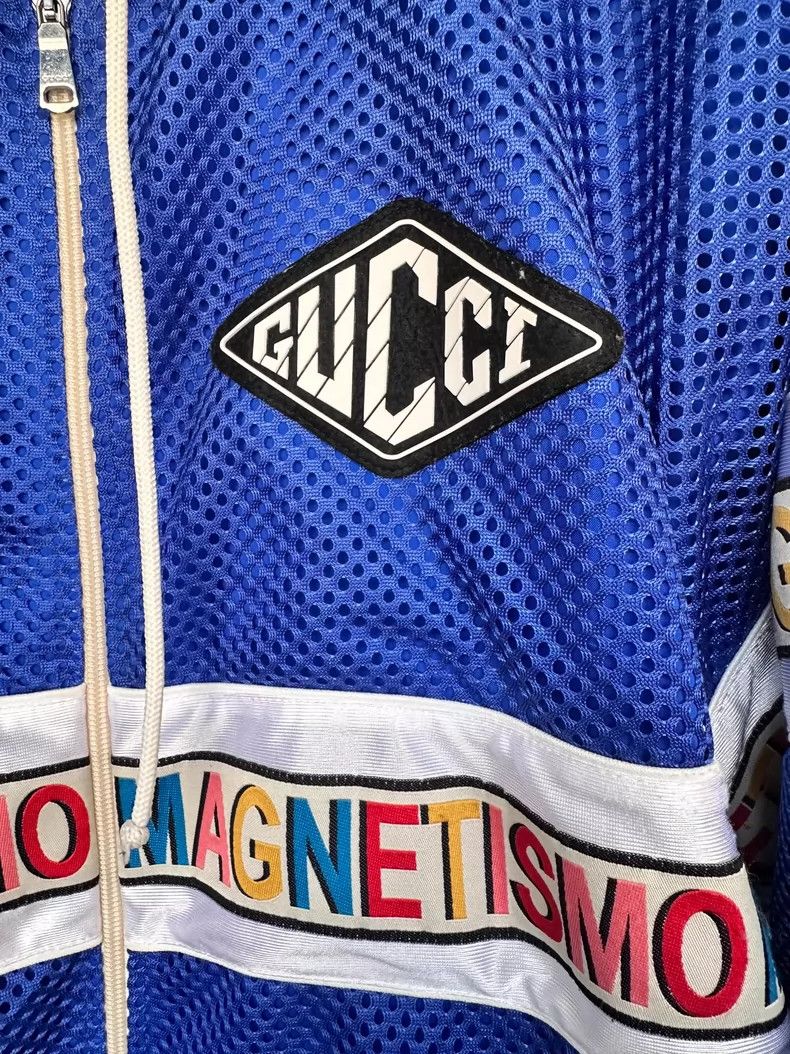 Gucci Gucci Blue Hooded Jacket Sweatshirt Size US M / EU 48-50 / 2 - 3 Thumbnail