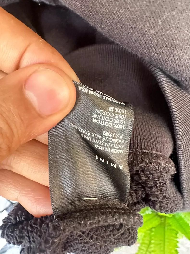 Amiri Amiri Classic Logo Black Sweatshirt Size US L / EU 52-54 / 3 - 8 Thumbnail