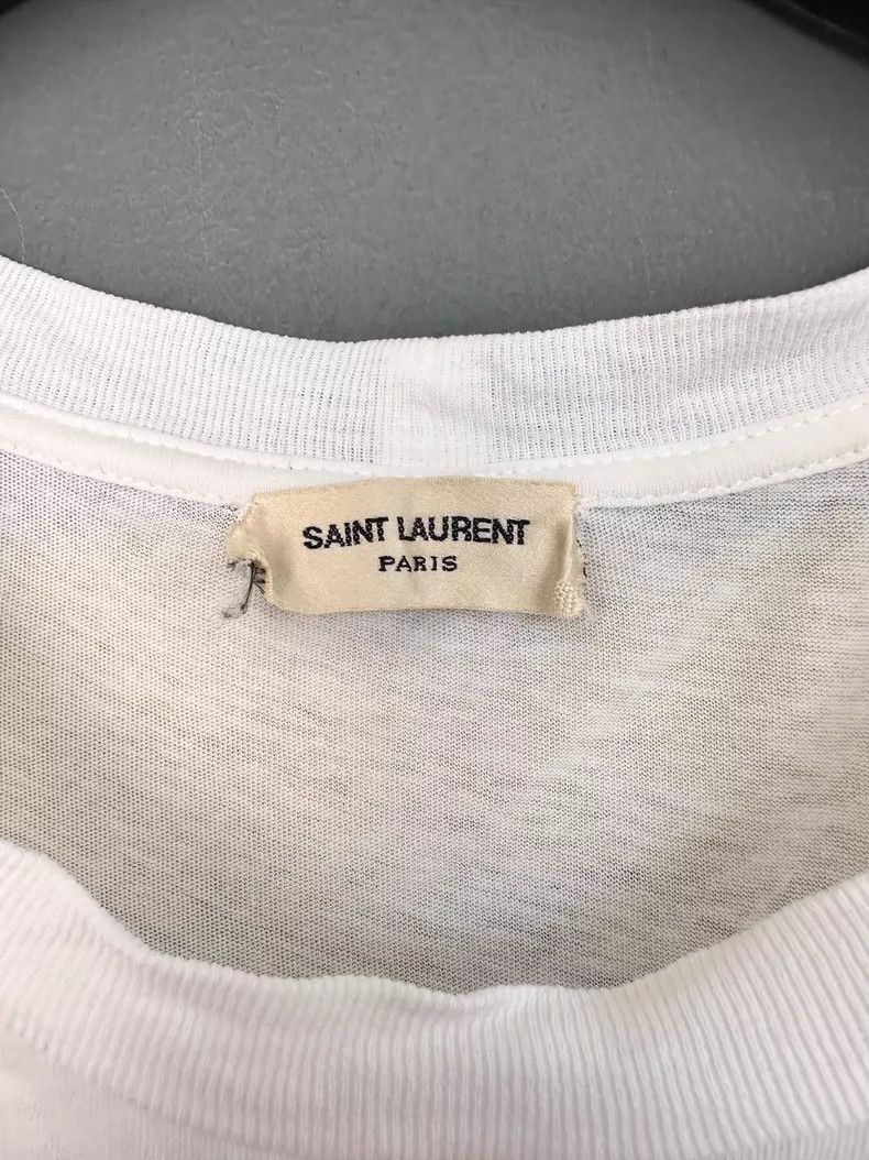 Saint Laurent Paris Saint Laurent Paris Classic Printed Short Sleeve Shirt Size US L / EU 52-54 / 3 - 3 Thumbnail