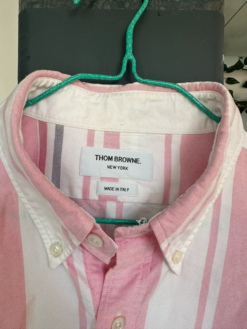 Thom Browne Thom Browne Striped Button-Up Shirt Size US M / EU 48-50 / 2 - 2 Thumbnail