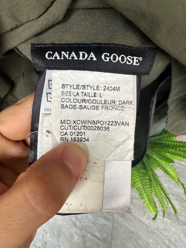 Canada Goose Canada Goose Green Hooded Long Coat Size US L / EU 52-54 / 3 - 6 Thumbnail