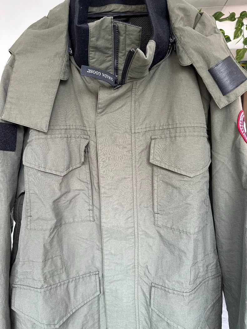 Canada Goose Canada Goose Green Hooded Long Coat Size US L / EU 52-54 / 3 - 2 Thumbnail