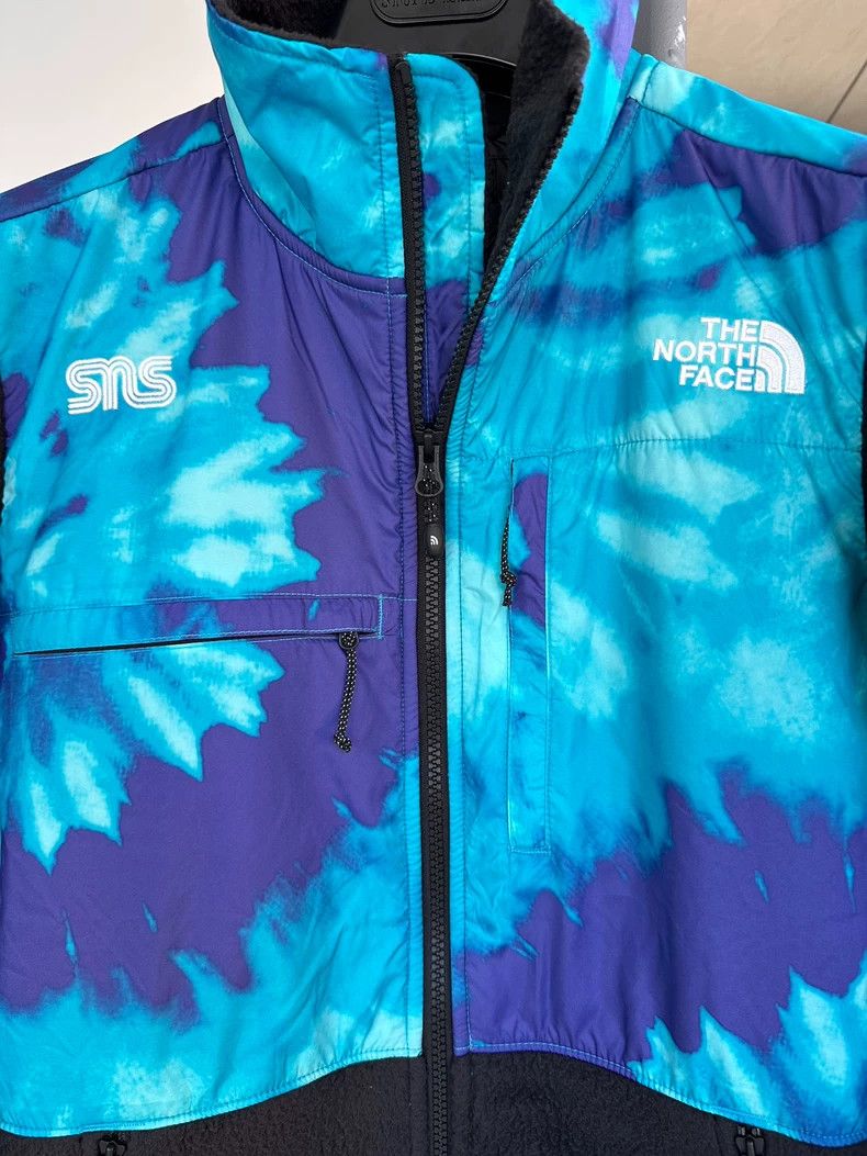 The North Face The North Face Blue Tie-Dye Fleece Jacket Size US XS / EU 42 / 0 - 2 Thumbnail