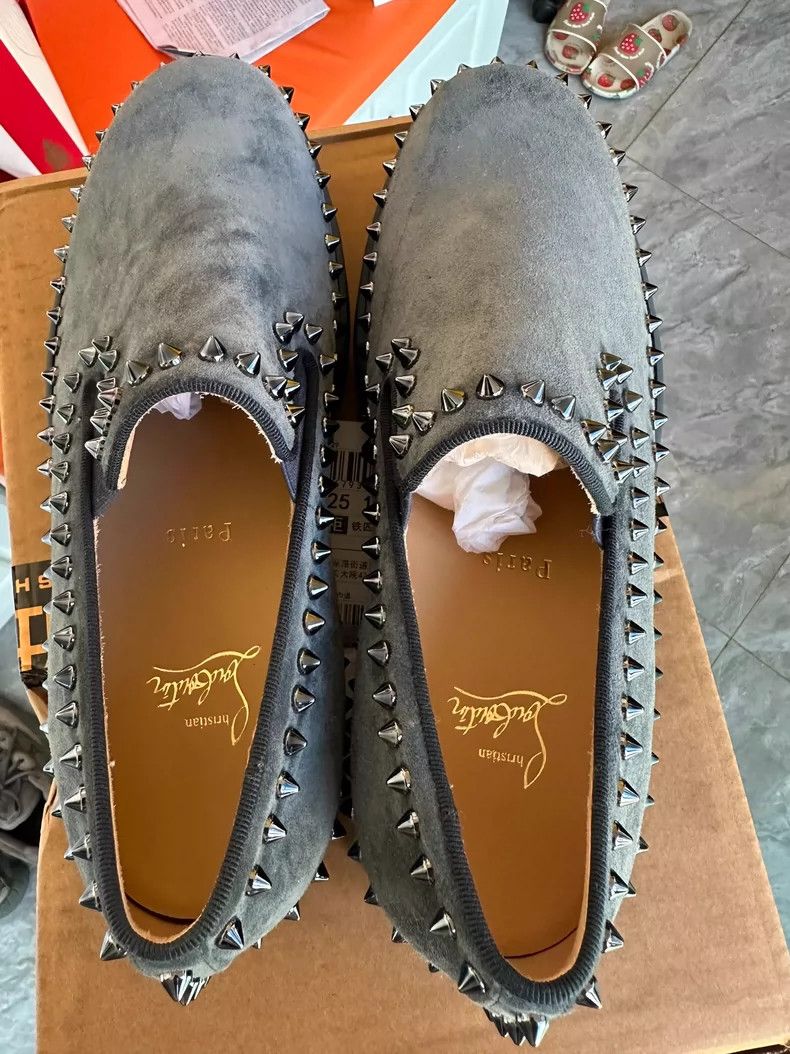 Christian Louboutin Christian Louboutin Suede Slip-On Shoes Size 42 Size US 10 / EU 43 - 5 Thumbnail