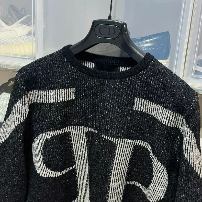 Philipp Plein Philipp Plein Men's Hexagon Logo Knit Sweater Size US M / EU 48-50 / 2 - 2 Thumbnail