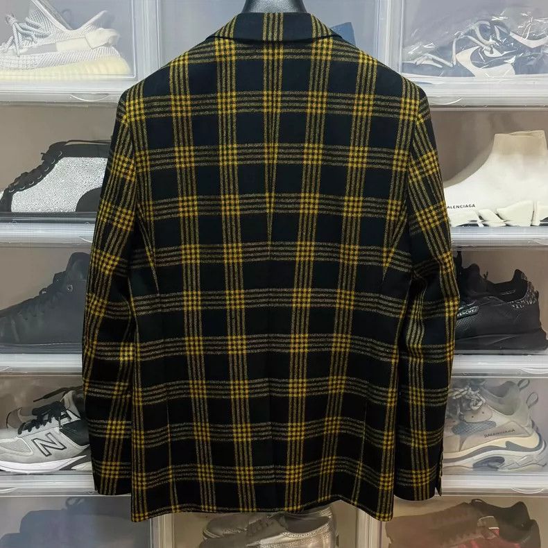 Thom Browne Vintage Plaid Wool Blazer with Embroidery Size US L / EU 52-54 / 3 - 3 Thumbnail