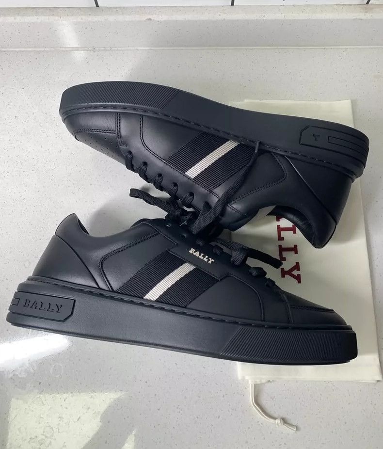 Bally BALLY Black Low-top Sneaker for Men Size US 9 / EU 42 - 3 Thumbnail