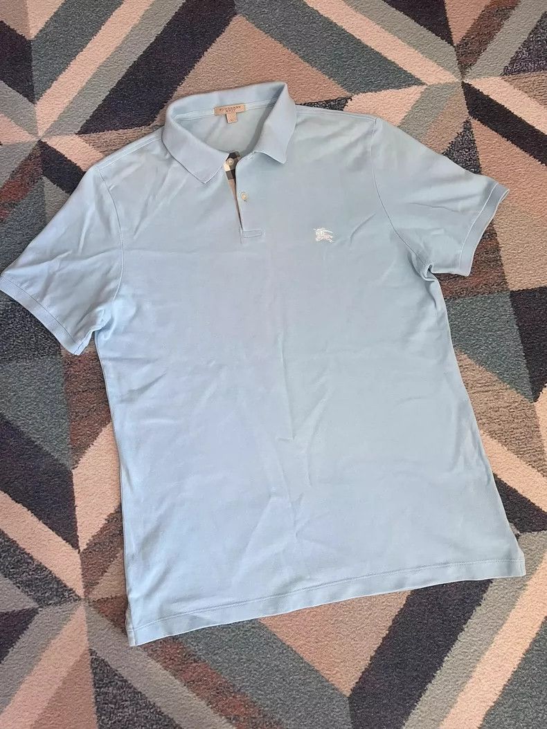 Burberry Burberry Men's Short Sleeve Polo Shirt Size US L / EU 52-54 / 3 - 2 Thumbnail