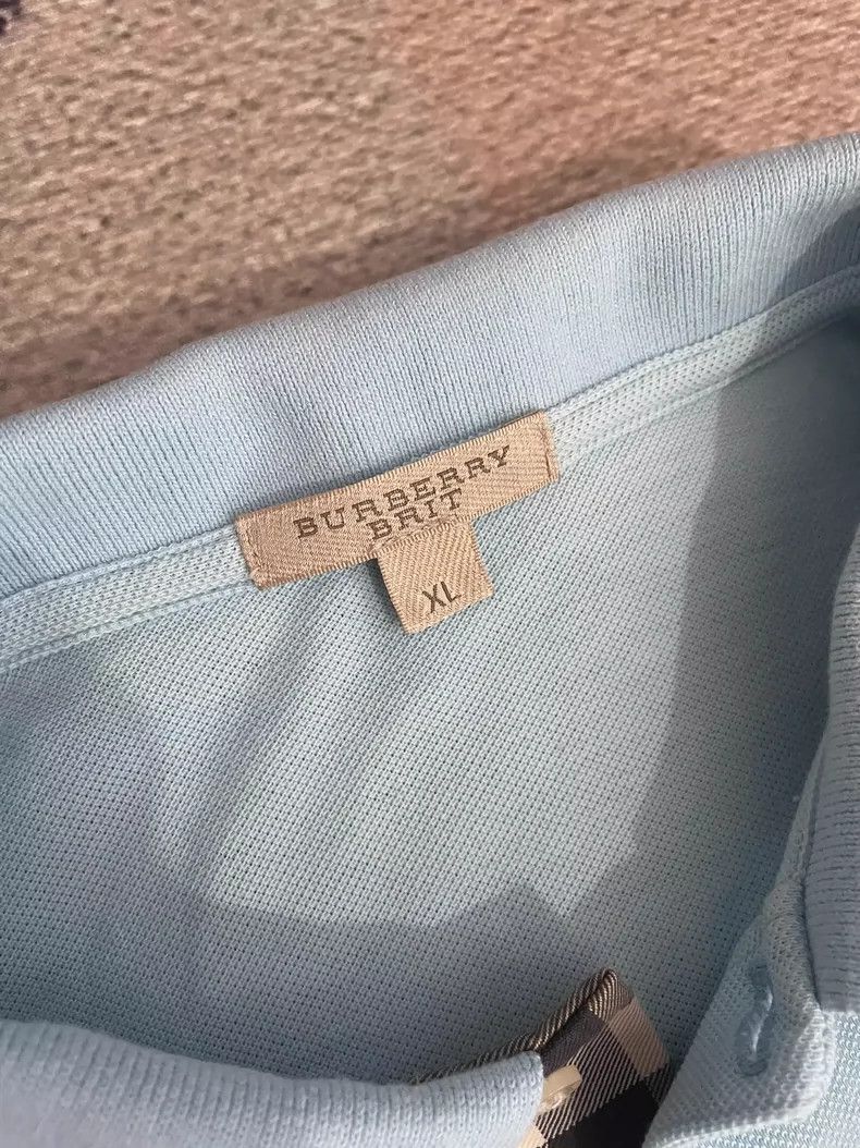 Burberry Burberry Men's Short Sleeve Polo Shirt Size US L / EU 52-54 / 3 - 4 Thumbnail