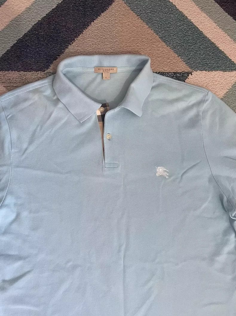 Burberry Burberry Men's Short Sleeve Polo Shirt Size US L / EU 52-54 / 3 - 3 Thumbnail