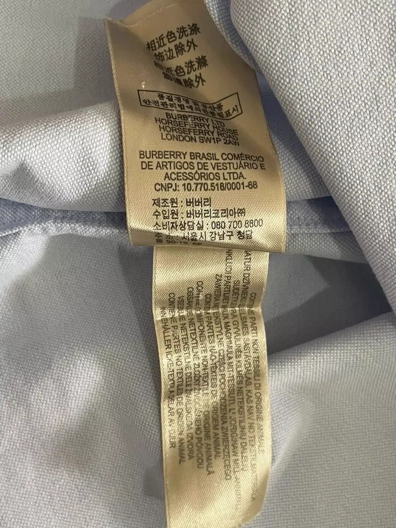 Burberry Burberry Men's Casual Short Sleeve Shirt Size US L / EU 52-54 / 3 - 7 Thumbnail