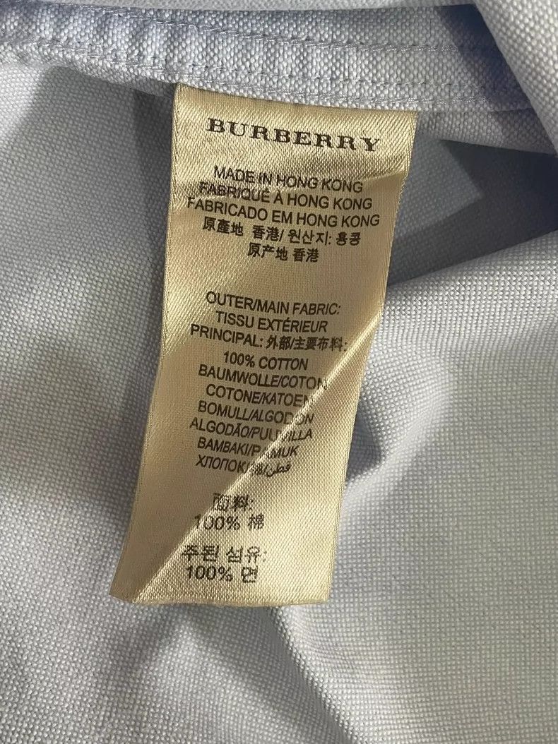 Burberry Burberry Men's Casual Short Sleeve Shirt Size US L / EU 52-54 / 3 - 5 Thumbnail
