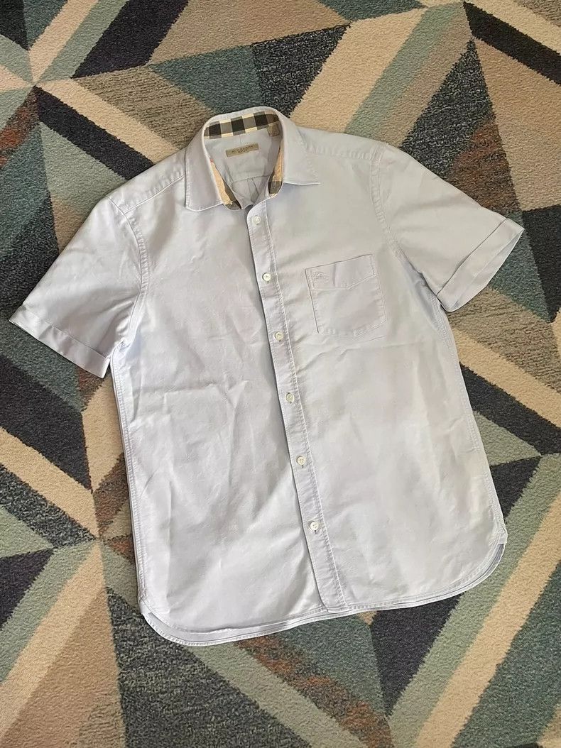 Burberry Burberry Men's Casual Short Sleeve Shirt Size US L / EU 52-54 / 3 - 2 Thumbnail