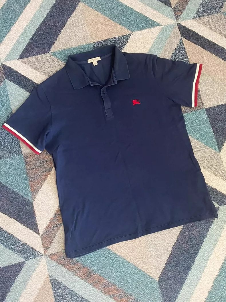 Burberry Burberry Men's Short Sleeve Polo Shirt Size US L / EU 52-54 / 3 - 2 Thumbnail
