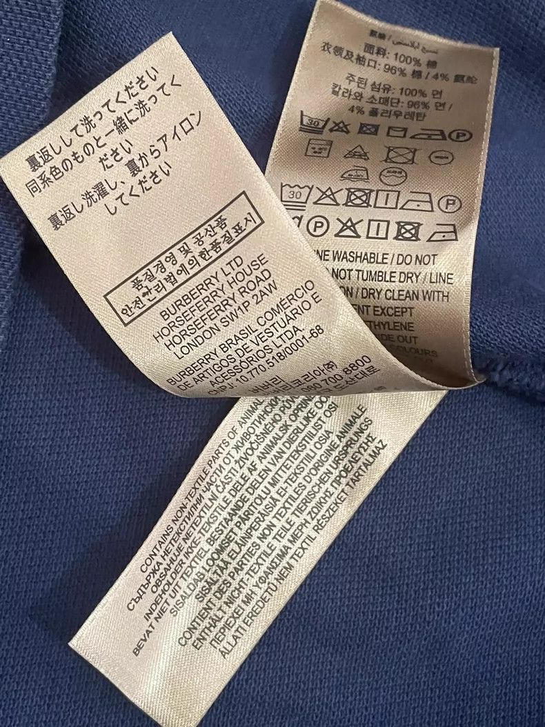 Burberry Burberry Men's Short Sleeve Polo Shirt Size US L / EU 52-54 / 3 - 6 Thumbnail