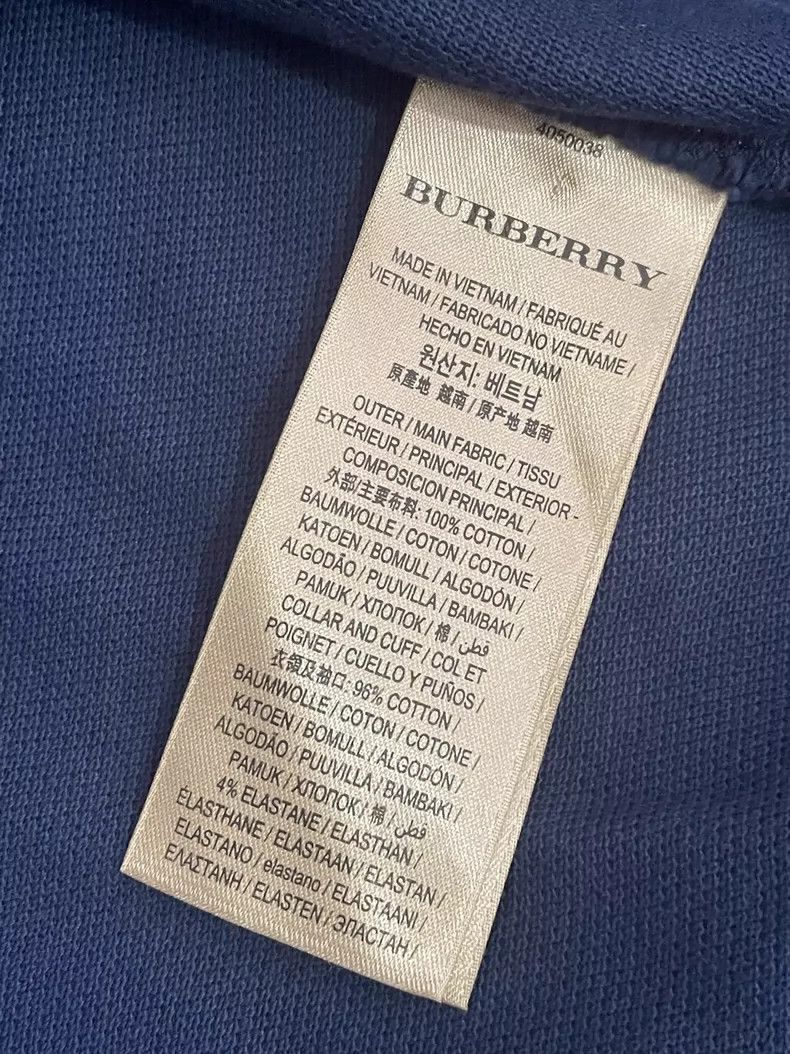 Burberry Burberry Men's Short Sleeve Polo Shirt Size US L / EU 52-54 / 3 - 4 Thumbnail