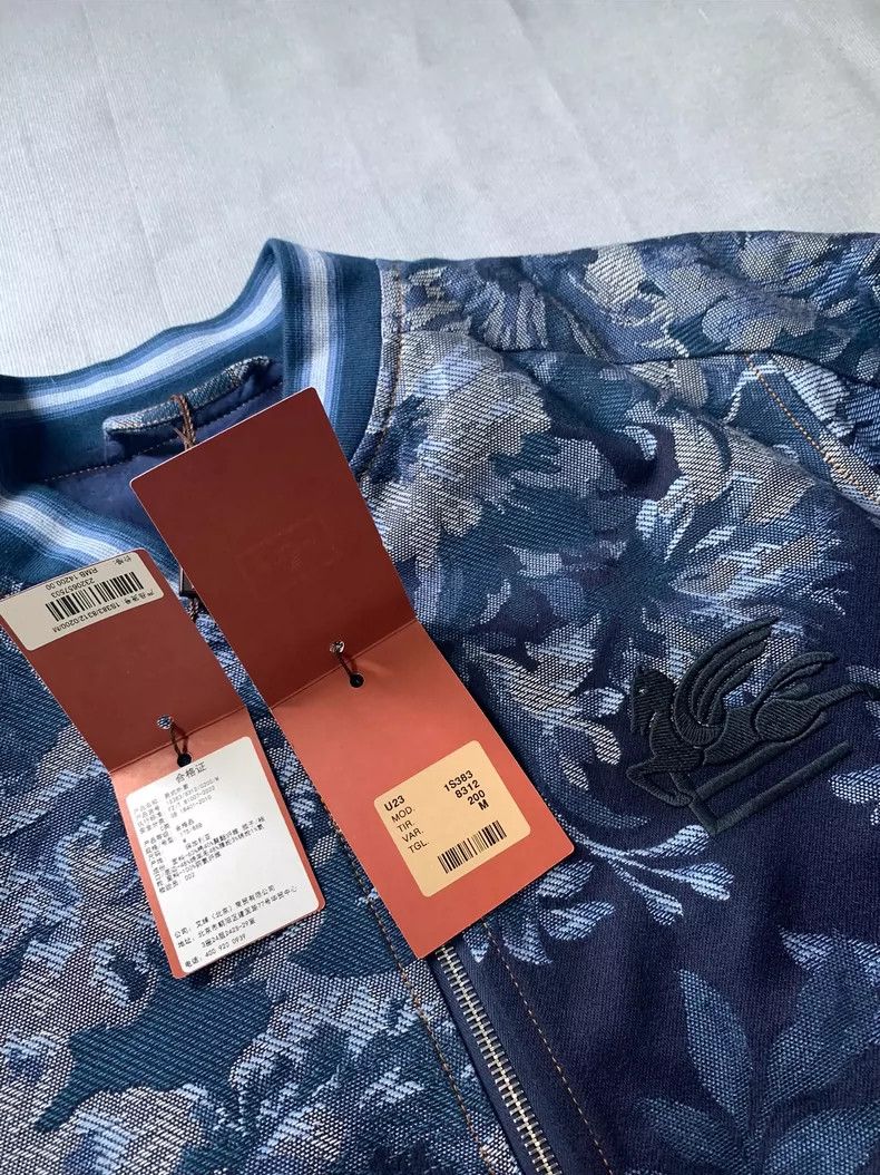 Etro Etro Floral Embroidered Bomber Jacket Size US M / EU 48-50 / 2 - 2 Thumbnail