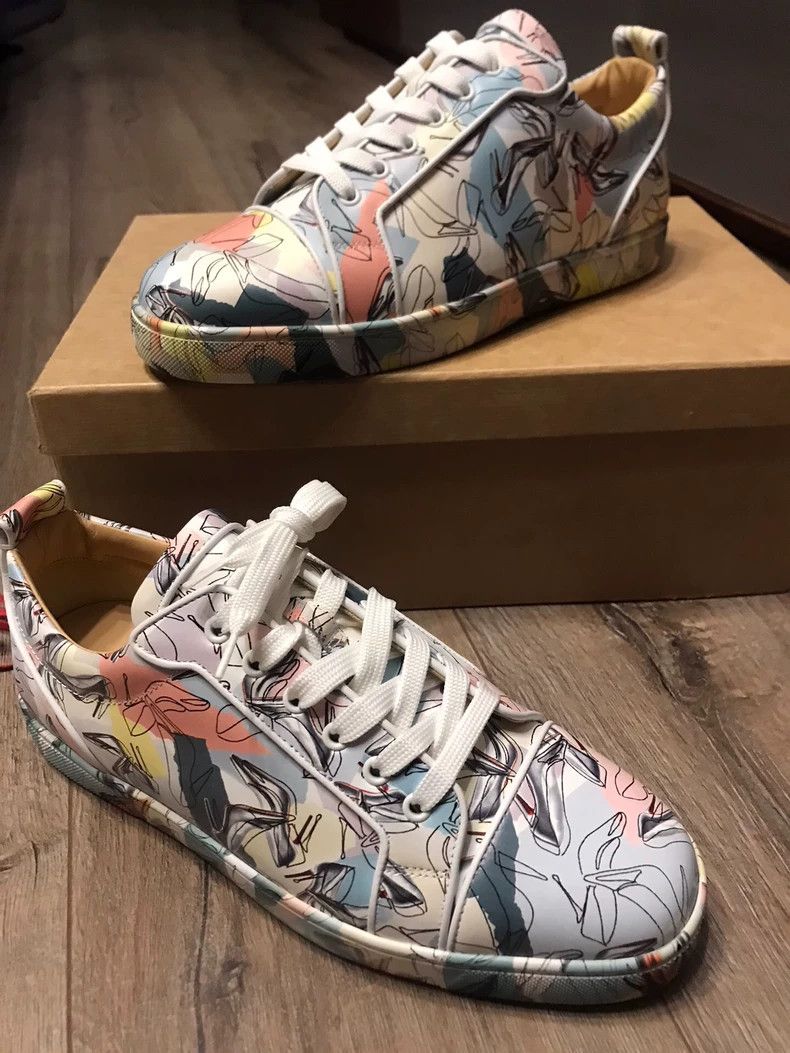 Christian Louboutin Christian Louboutin Casual Shoes with Graffiti Design Size US 10.5 / EU 43-44 - 6 Thumbnail