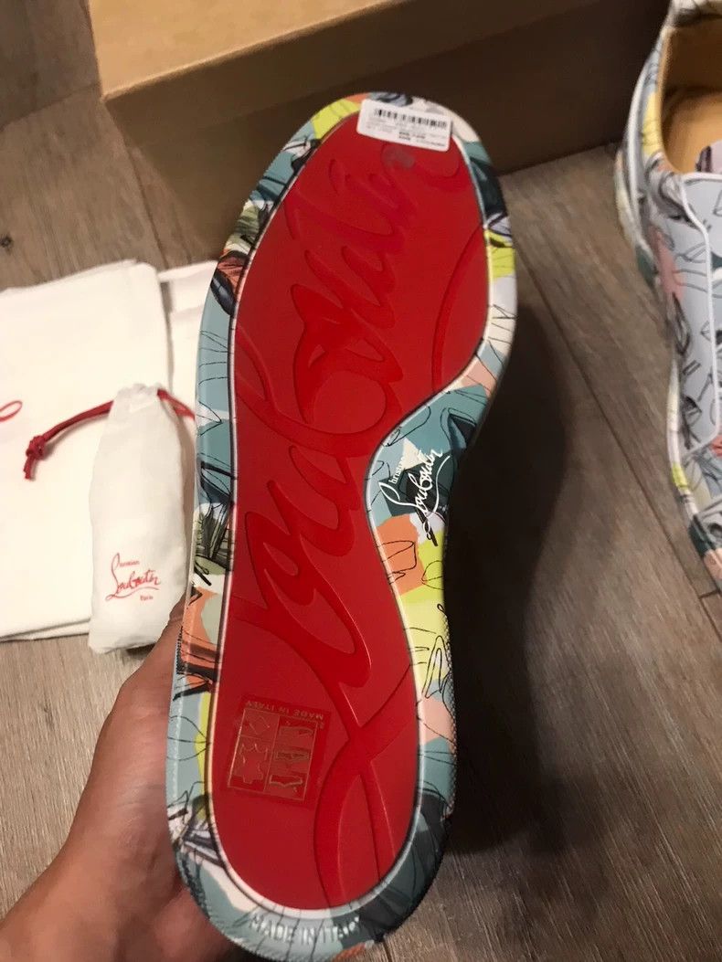 Christian Louboutin Christian Louboutin Casual Shoes with Graffiti Design Size US 10.5 / EU 43-44 - 5 Thumbnail