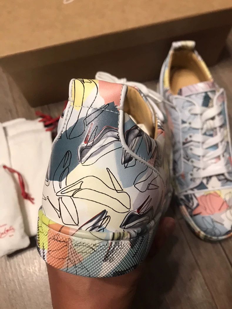 Christian Louboutin Christian Louboutin Casual Shoes with Graffiti Design Size US 10.5 / EU 43-44 - 3 Thumbnail