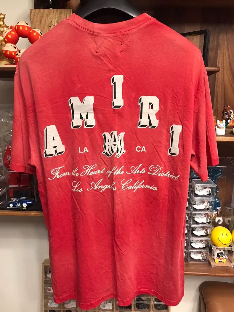 Amiri Amiri Short Sleeve T-Shirt with Vintage Wash Size US S / EU 44-46 / 1 - 2 Thumbnail