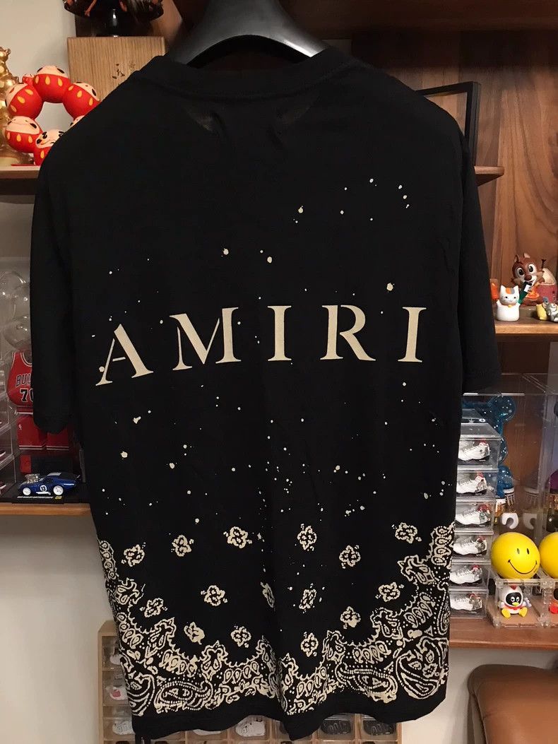 Amiri Amiri Short Sleeve T-Shirt with Vintage Wash Size US S / EU 44-46 / 1 - 5 Thumbnail