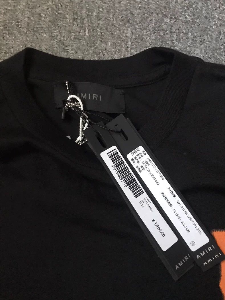 Amiri Amiri Short Sleeve Graphic T-Shirt Size US S / EU 44-46 / 1 - 6 Thumbnail