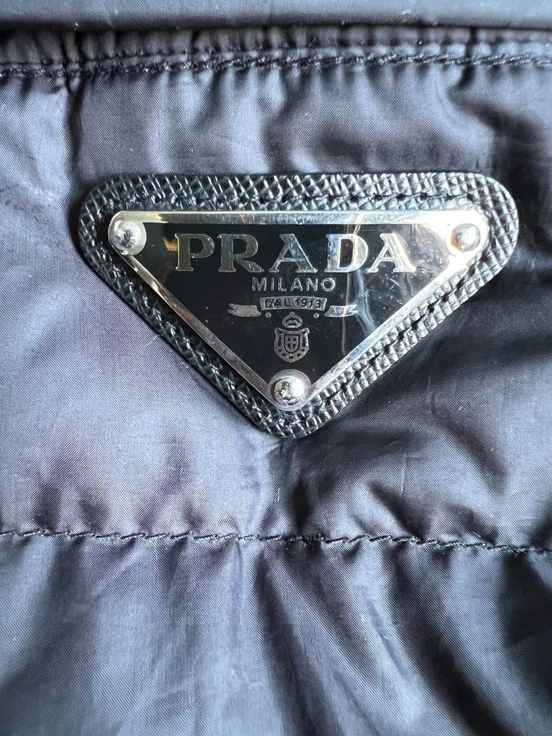 Prada Prada Hooded Lightweight Down Jacket Size US L / EU 52-54 / 3 - 3 Thumbnail