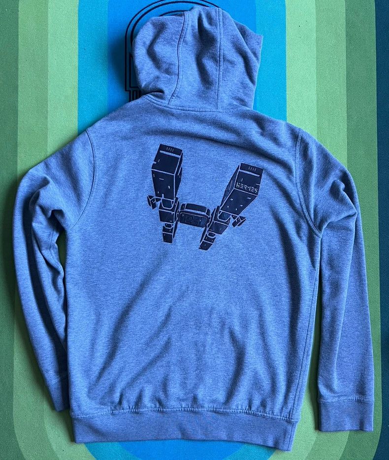 Hermes HERMES Hoodie with Robot Leather Tag Size US XL / EU 56 / 4 - 2 Thumbnail