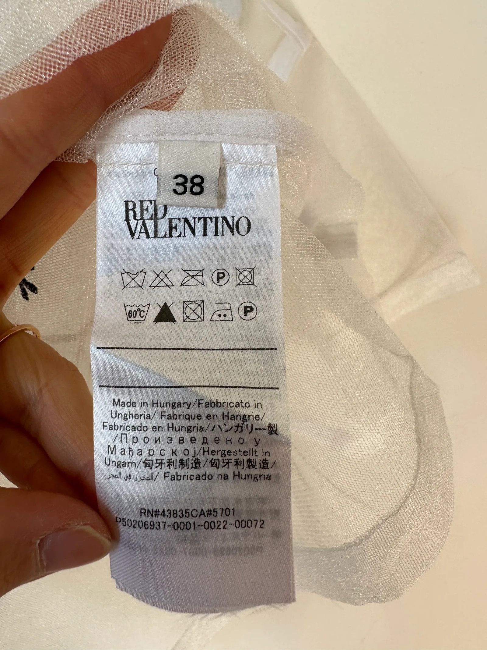 Valentino Red valentino Blouse Size S / US 4 / IT 40 - 3 Thumbnail