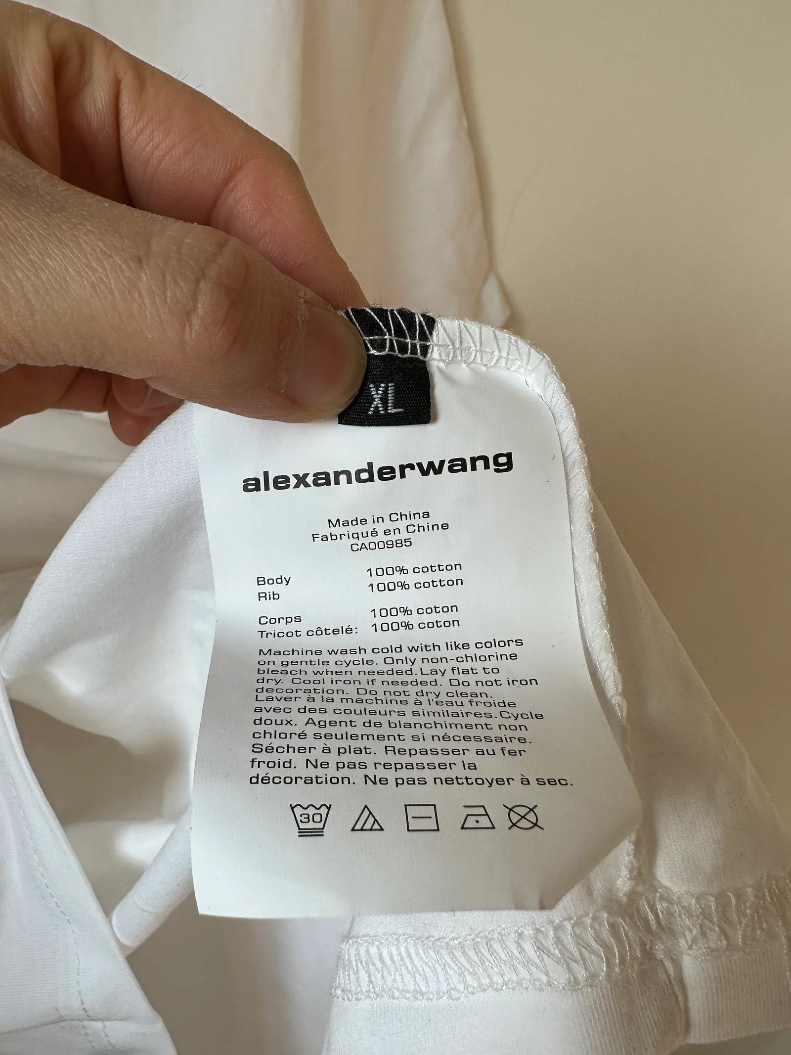 Alexander Wang Alexander Wang Short Sleeve T-shirt Size XL / US 12-14 / IT 48-50 - 3 Thumbnail